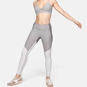 Outdoor Voices Grey 7/8 Tri-Tone Leggings